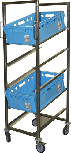 Picking trolley for 5 E2 euro boxes